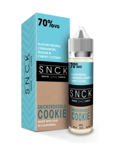 SNCK Snickerdoodle Cookie Max VG E-Liquid 50ml Short fill