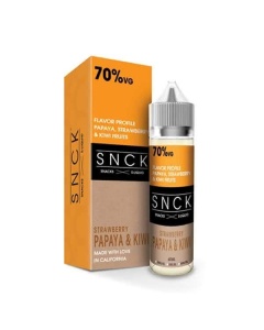 SNCK Strawberry Papaya & Kiwi Max VG E-Liquid 50ml Short fill