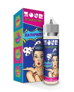 Zour Blue Raspberry Max VG E-Liquid 50ml Short fill