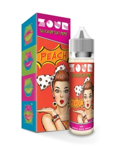 Zour Peach Max VG E-Liquid 50ml Short fill