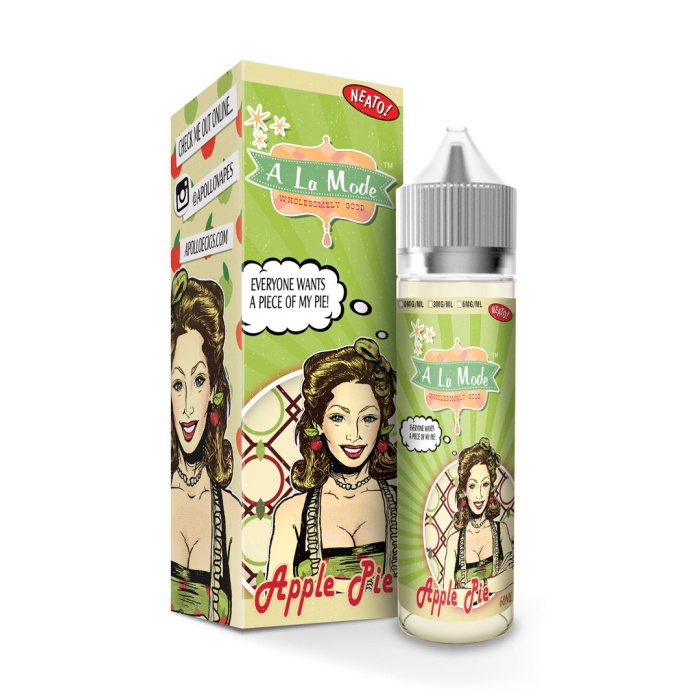 A La Mode Apple Pie Max VG E-Liquid Max VG E-Liquid 50ml Short fill