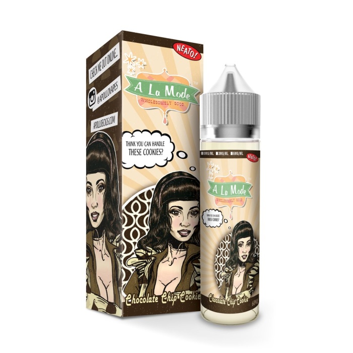 A La Mode Chocolate Chip Cookie Max VG E-Liquid Max VG E-Liquid 50ml Short fill