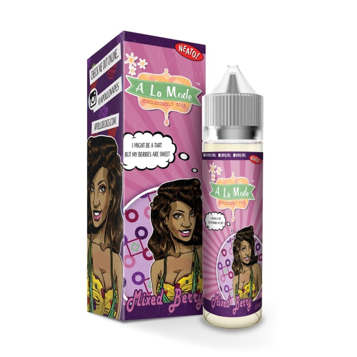 A La Mode Mixed Berry Max VG E-Liquid Max VG E-Liquid 50ml Short fill