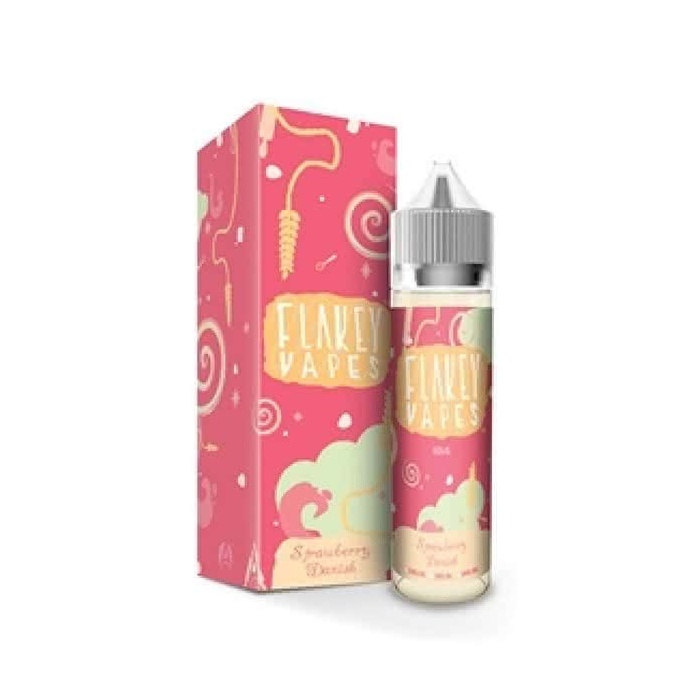 Flakey Strawberry Danish Max VG E-Liquid 50ml Short fill