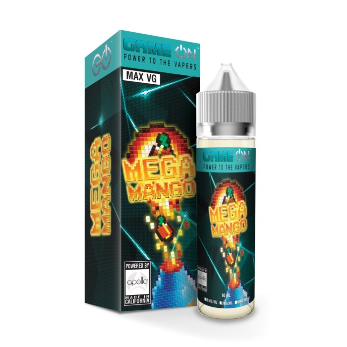 Game On Mega Mango Max VG E-Liquid 50ml Short fill