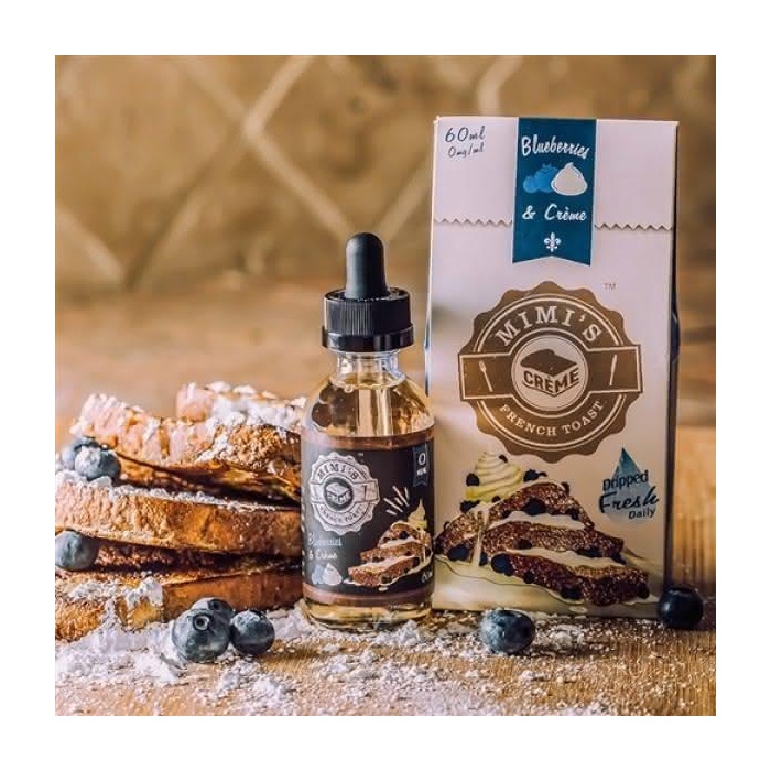 Mimi's French Toast Blueberries & Creme Max VG E-Liquid 50ml Short fill