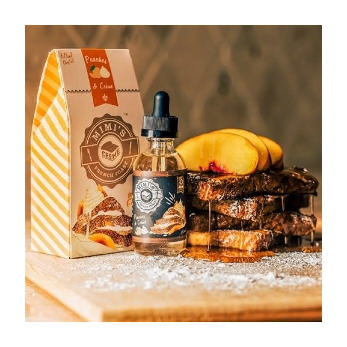 Mimi's French Toast Peaches & Creme Max VG E-Liquid 50ml Short fill