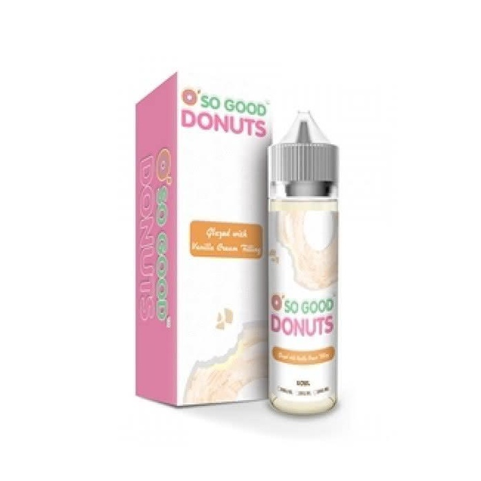 O' So Good Glazed Donut with Vanilla Cream Filling Max VG E-Liquid 50ml Short fill