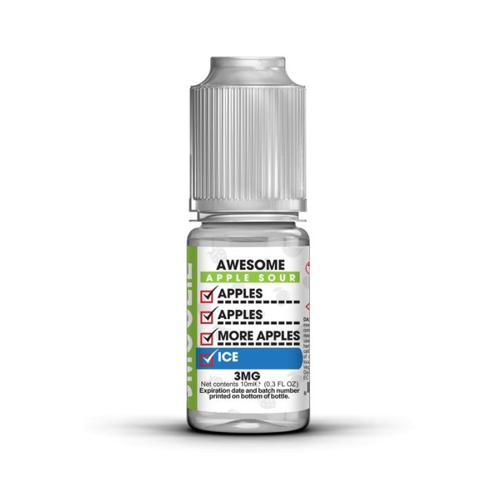 SMOOZIE Awesome Apple Sour ICE - 10ml Max VG E-Liquid