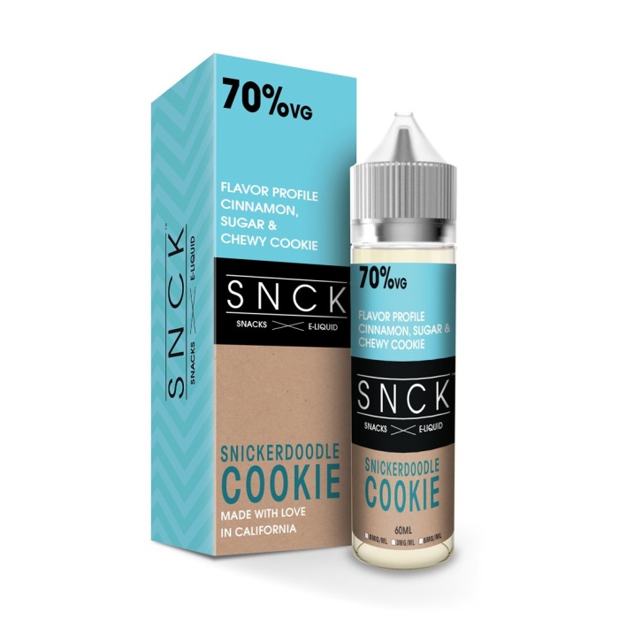 SNCK Snickerdoodle Cookie Max VG E-Liquid 50ml Short fill