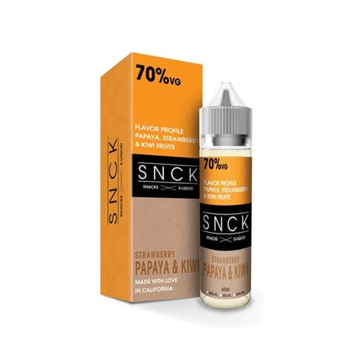 SNCK Strawberry Papaya & Kiwi Max VG E-Liquid 50ml Short fill