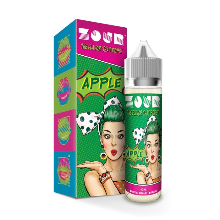 Zour Apple Max VG E-Liquid 50ml Short fill