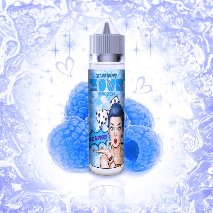 Zour FROZEN Blue Raspberry Max VG E-Liquid 50ml Short fill